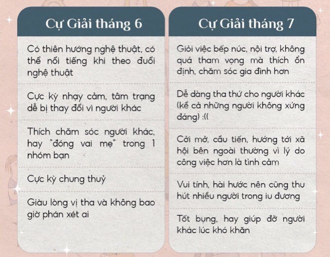 Cung Cự Giải Nữ Trong Tình Yêu