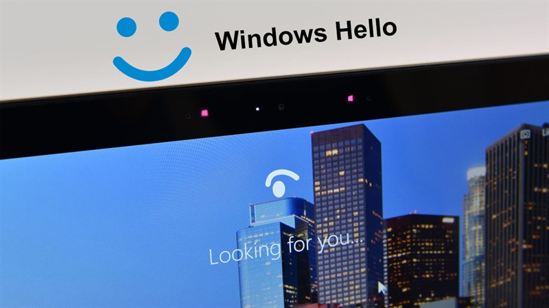 <strong>Windows Hello Face trên laptop</strong>