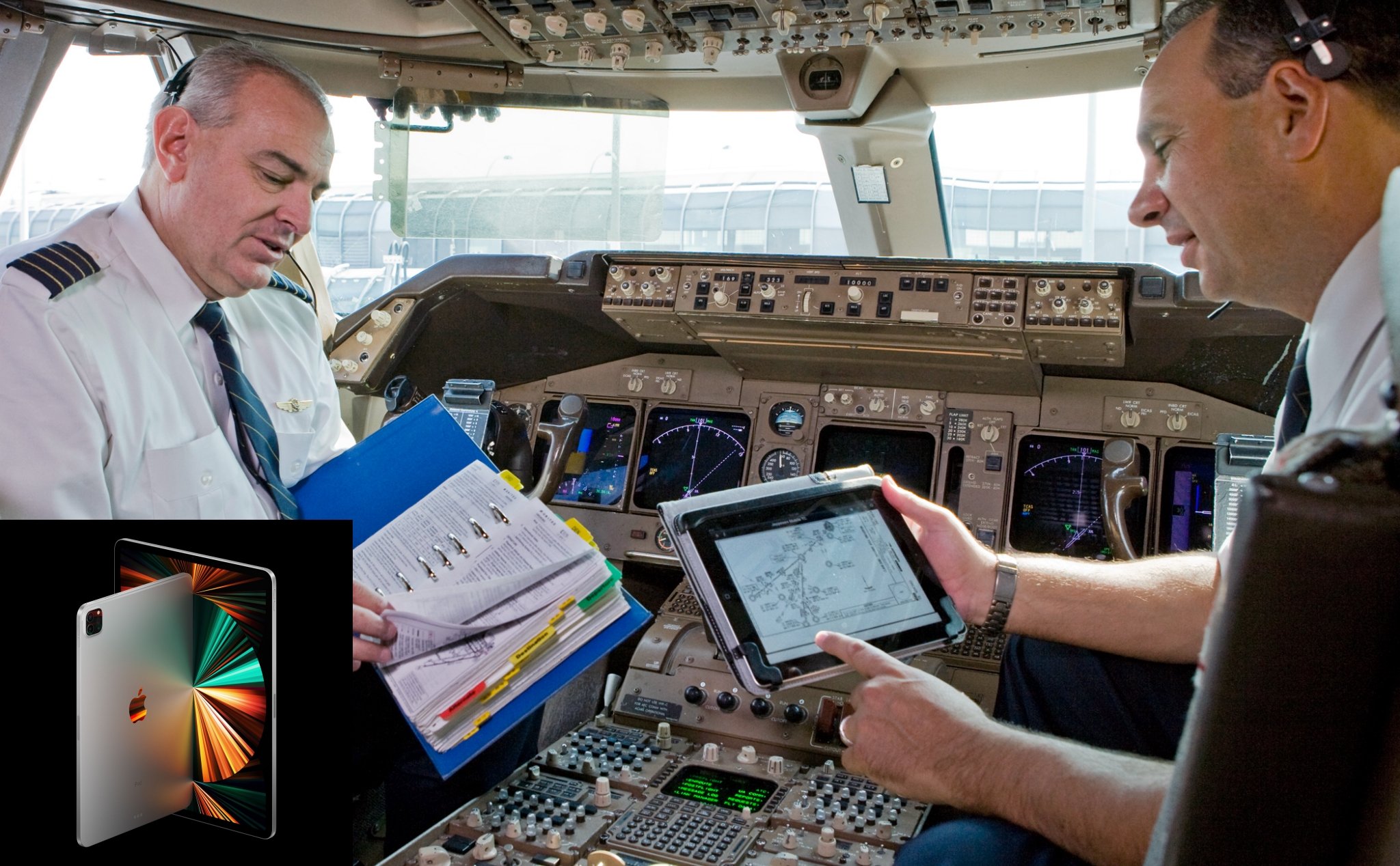  JetBlue パイロットが M1 iPad Pro を受け取る