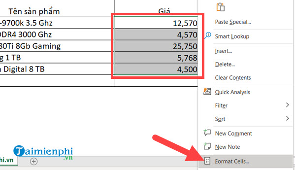 Bí quyết tạo khoảng cách giữa chữ và viền trong Excel