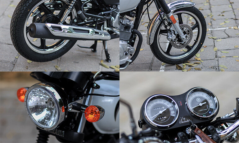 Thiết kế cổ điển Yamaha YB125SP