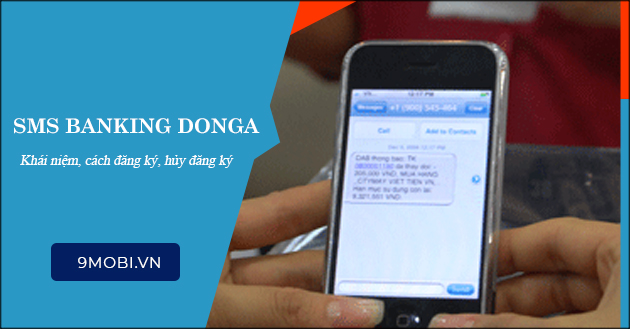 Mật mã SMS Banking Đông Á