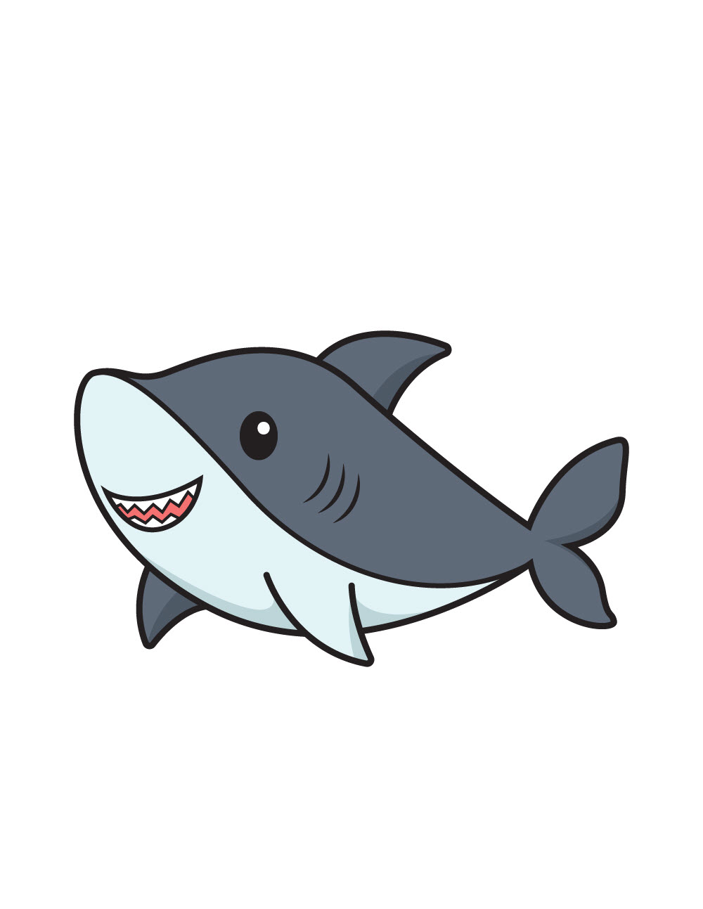Cá mập Chibi - Hình ảnh đáng yêu nhất về cá mập Chibi