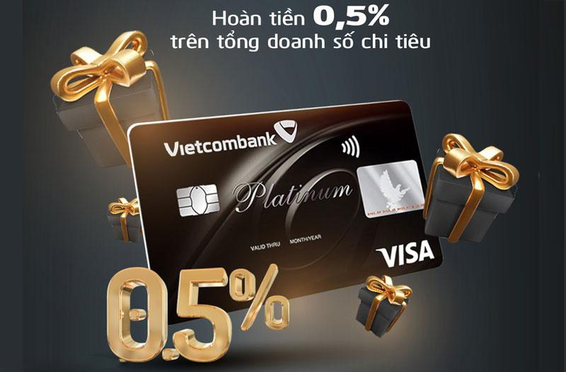 Tận hưởng dịch vụ, ưu đãi đẳng cấp cùng thẻ đen Vietcombank