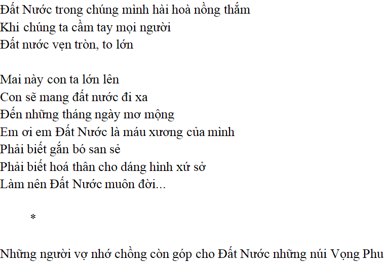 Bài thơ Đất nước (Nguyễn Khoa Điềm) - Tác giả và tác phẩm (mới 2023) - Ngữ văn lớp 12