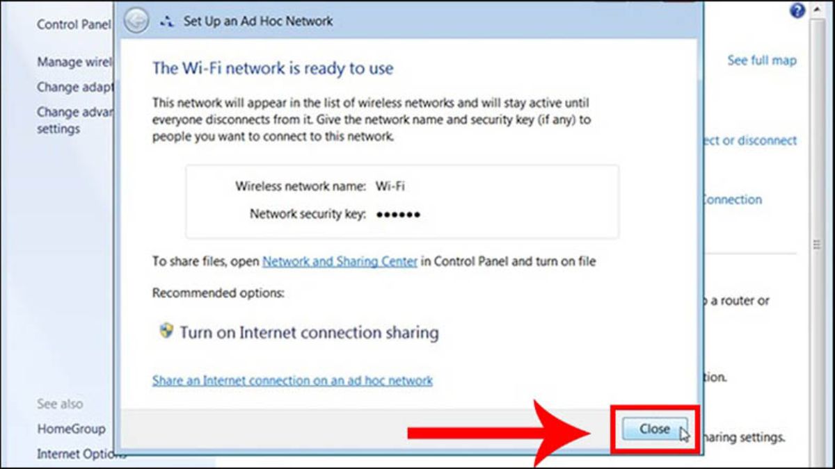 Cách phát Wifi từ máy tính Win 7, 8, 10, 11 không cần dùng phần mềm