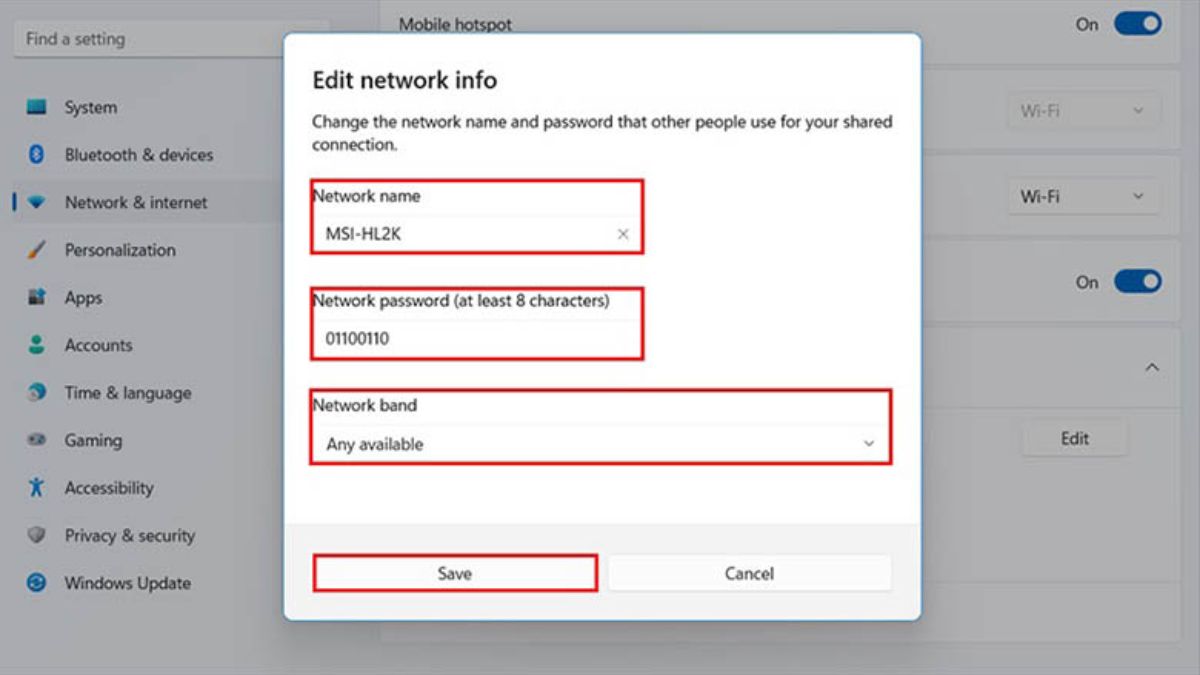 Cách phát Wifi từ máy tính Win 7, 8, 10, 11 không cần dùng phần mềm