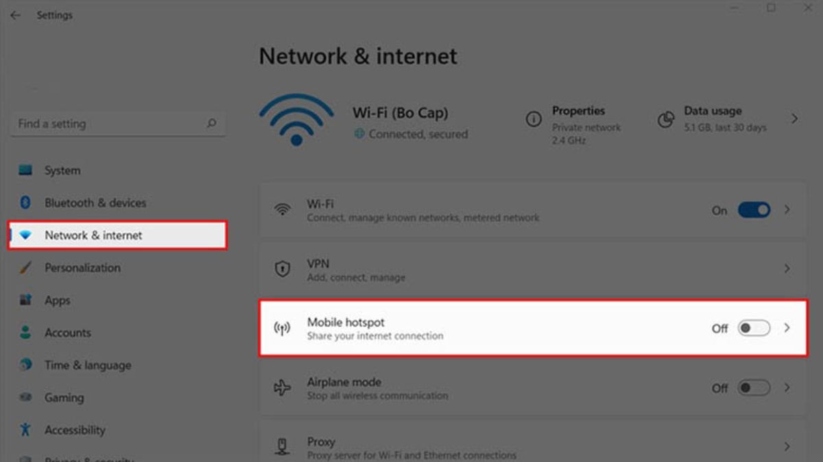 Cách phát Wifi từ máy tính Win 7, 8, 10, 11 không cần dùng phần mềm