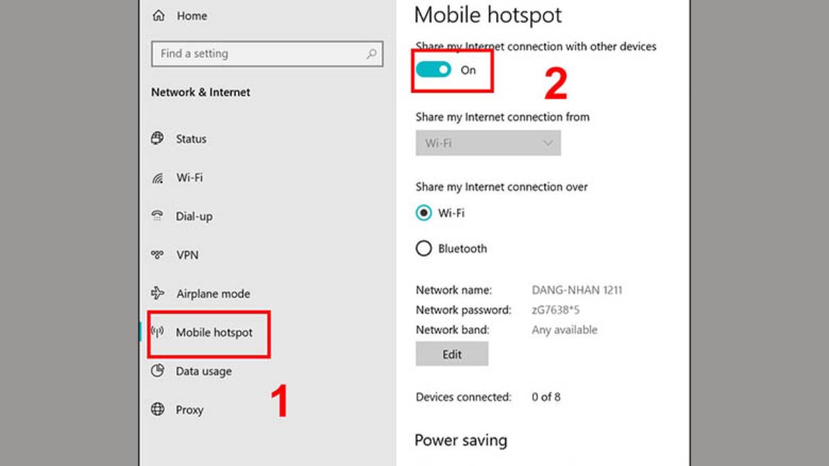 Cách phát Wifi từ máy tính Win 7, 8, 10, 11 không cần dùng phần mềm