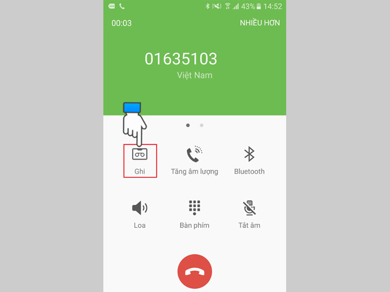 Hướng dẫn ghi âm cuộc gọi trên điện thoại Samsung Galaxy J7, J7 Prime
