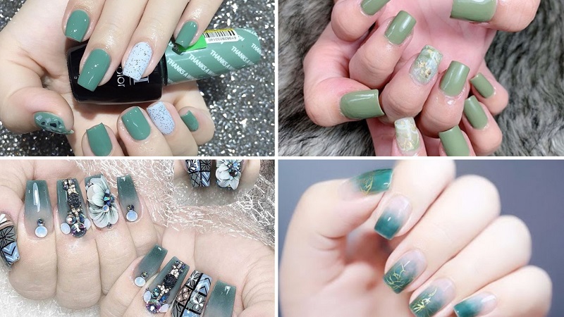 Khám phá 100 mẫu nail màu xanh sành điệu và cuốn hút