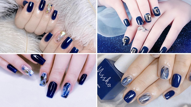 Khám phá 100 mẫu nail màu xanh sành điệu và cuốn hút