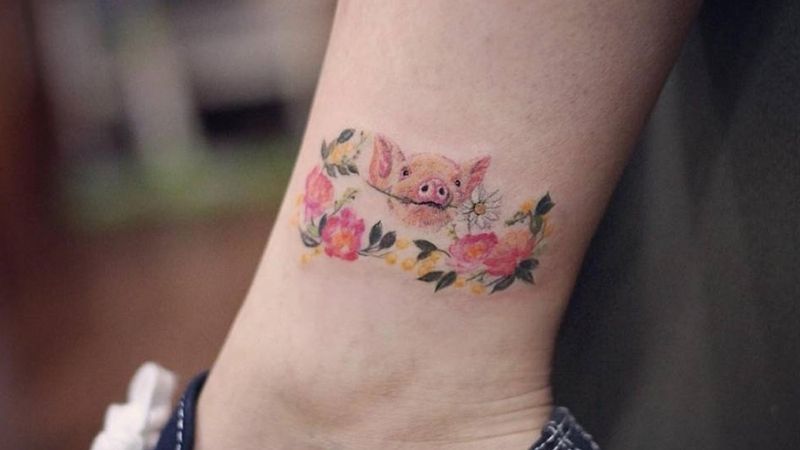 Tổng hợp 40+ hình xăm con heo đẹp nhất, ý nghĩa hình xăm con heo