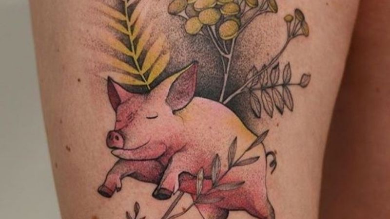 Tổng hợp 40+ hình xăm con heo đẹp nhất, ý nghĩa hình xăm con heo