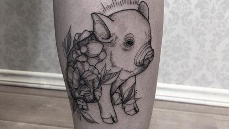 Tổng hợp 40+ hình xăm con heo đẹp nhất, ý nghĩa hình xăm con heo