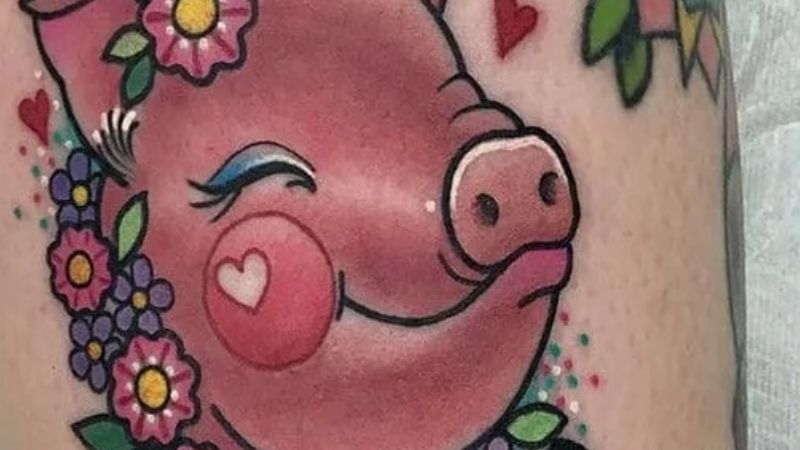 Tổng hợp 40+ hình xăm con heo đẹp nhất, ý nghĩa hình xăm con heo
