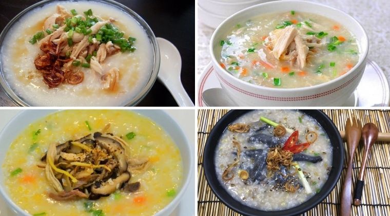 8 phong cách nấu cháo gà thơm ngon, đơn giản dễ làm