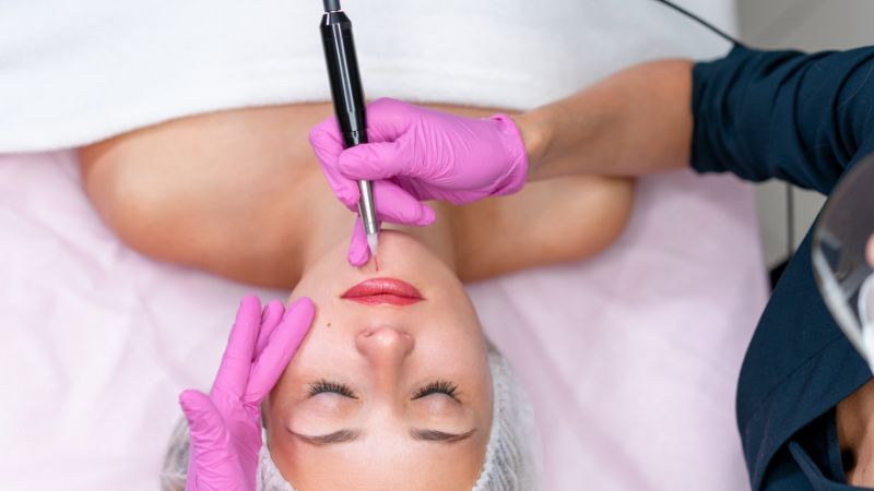Mẹ sau sinh đang cho con bú có thể đi phun môi không?