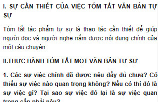 Soạn bài Luyện tập tóm tắt văn bản tự sự: Bí quyết tóm tắt hiệu quả