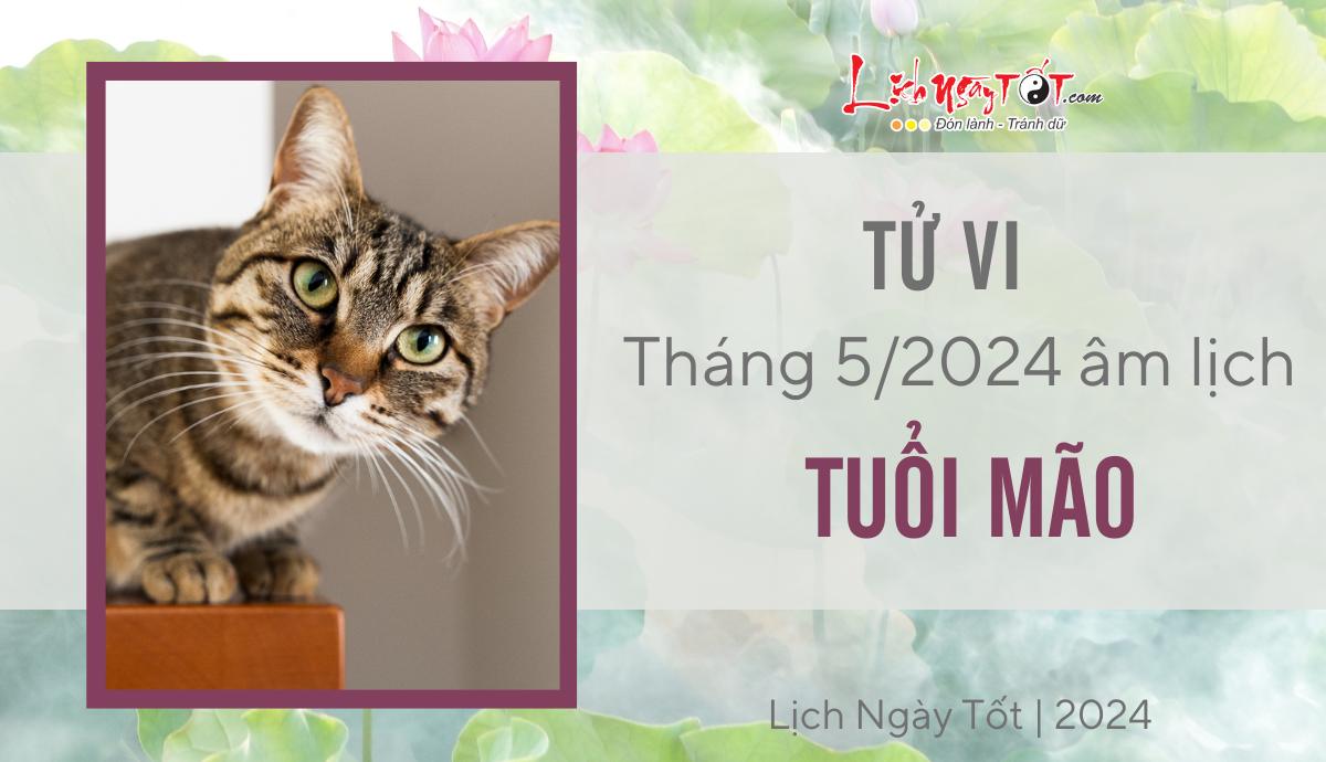 Tử Vi Tuổi Mão Tháng 5/2024