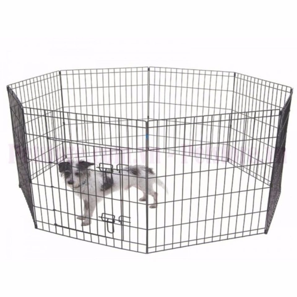 Đối với những chú chó nhỏ, nghịch nghợm, bạn có thể thử sử dụng Lồng quây chó sơn tĩnh điện.