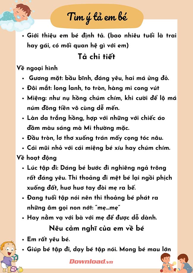 Văn Tả Em Bé Lớp 5 - Tuyển Tập Những Bài Văn Hay Nhất