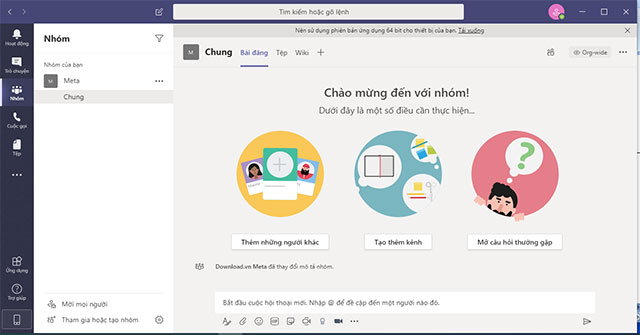 Cách đổi giao diện tiếng Việt cho Microsoft Teams - Mytour