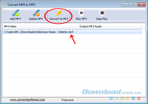 Hướng dẫn chuyển đổi từ định dạng MP4 sang MP3 với Convert MP4 to MP3