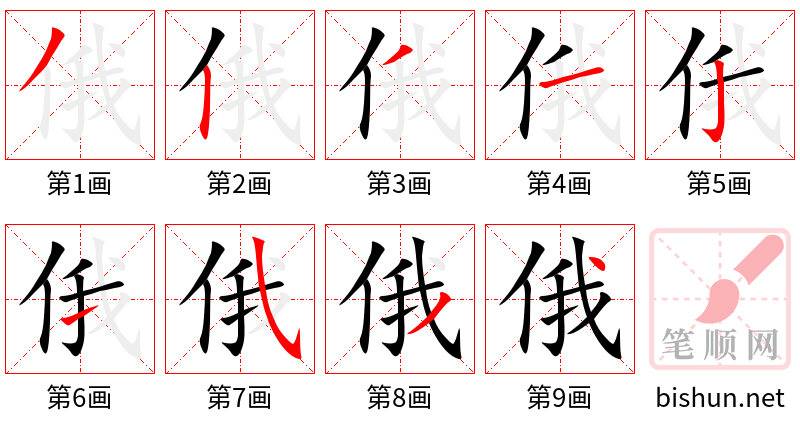 Tìm hiểu về ba chữ Nga trong tiếng Trung 俄 娥 哦