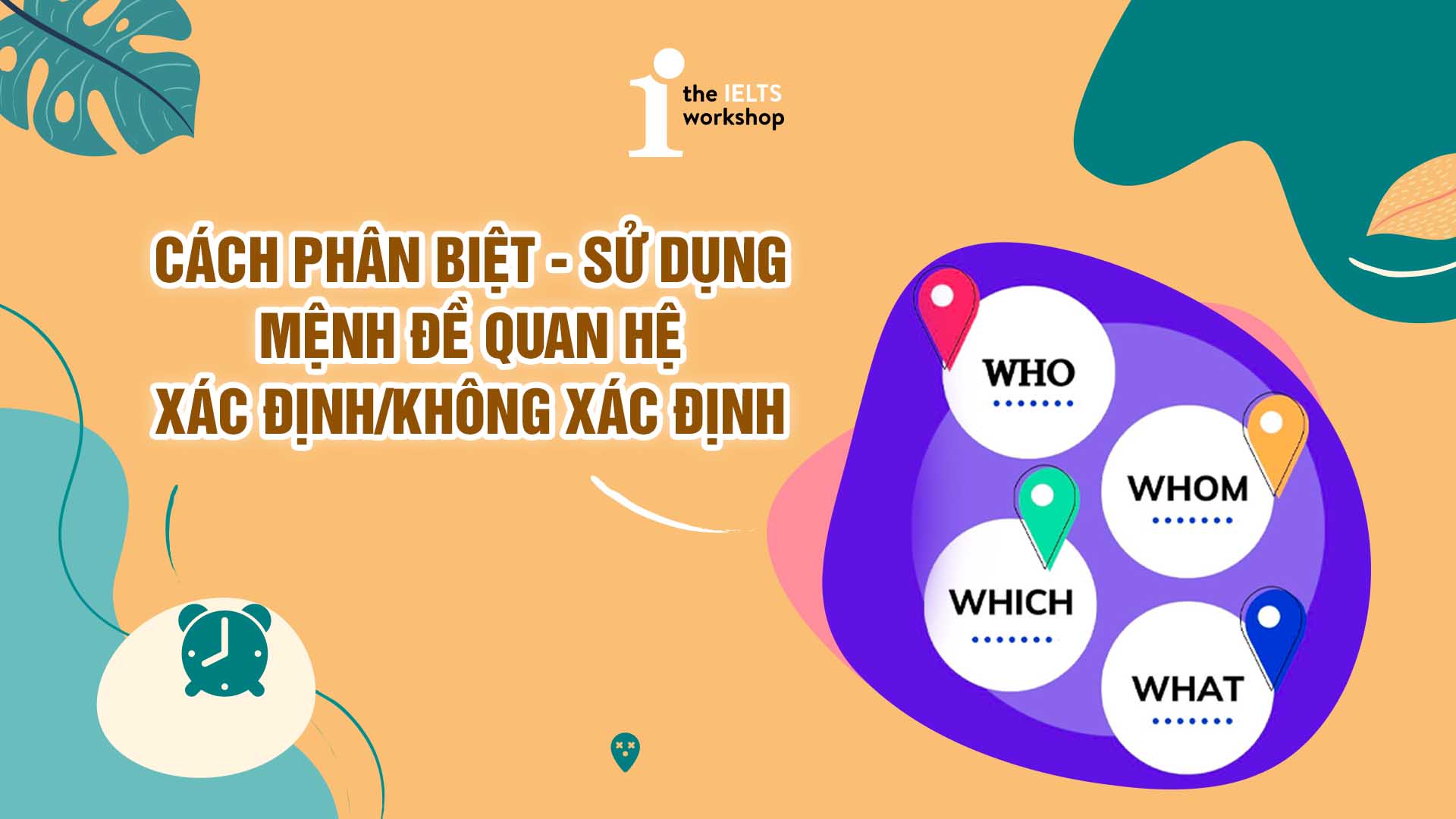 Mệnh đề xác định và mệnh đề không xác định: Phân biệt và Sử dụng hiệu quả