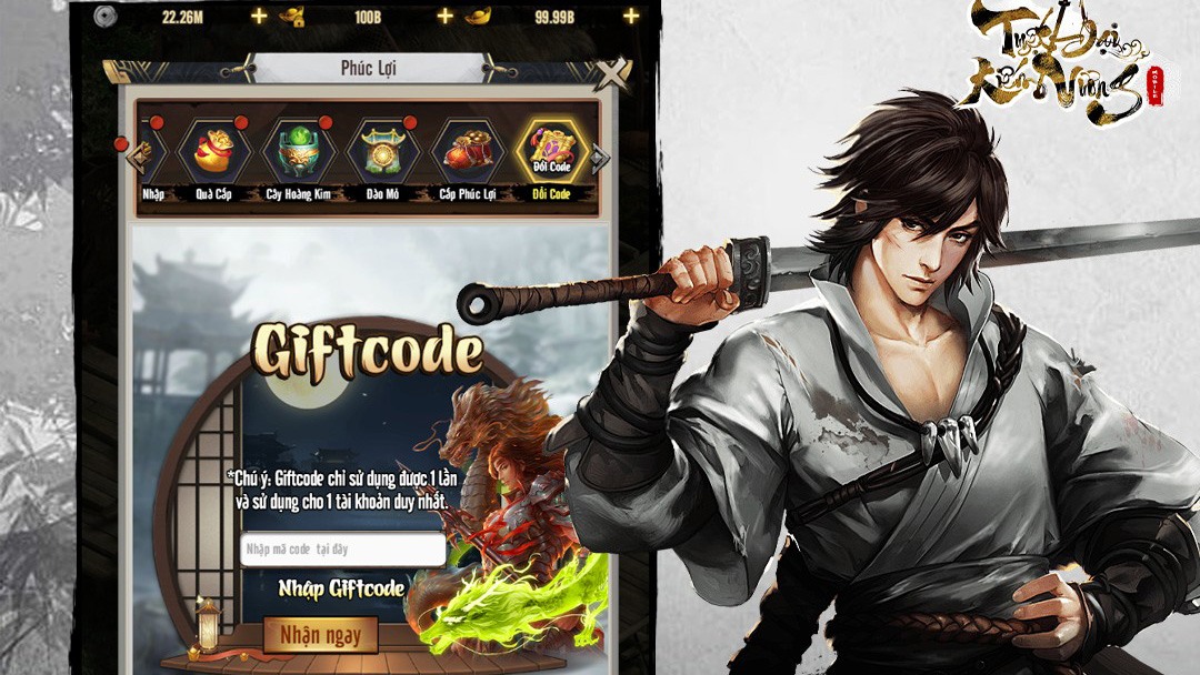 kiếm - Tuyệt Đại Kiếm Vương trao tặng giftcode nhân dịp ra mắt game Anh-mo-ta