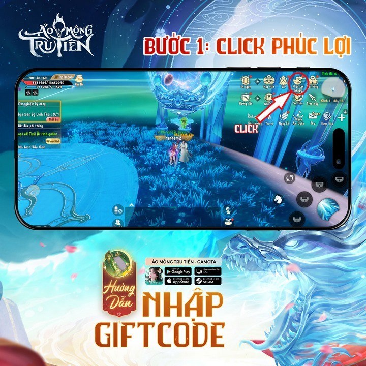 Tổng hợp mã quà Ảo Mộng Tru Tiên chào mừng ra mắt game Anh-mo-ta