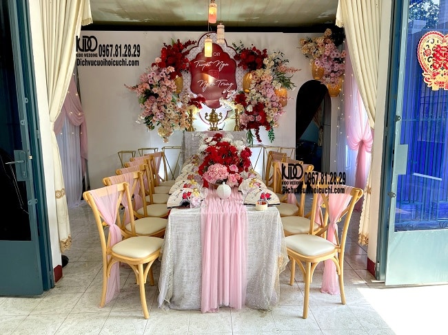 Trang trí tiệc cưới Vạn An