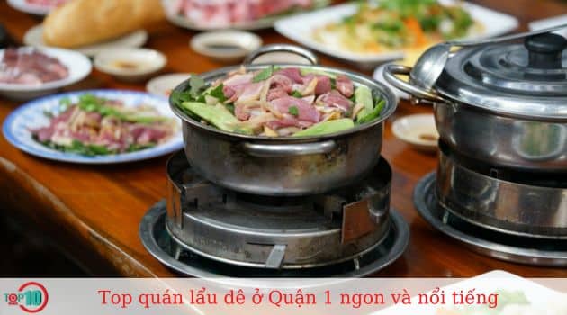 Quán lẩu dê tại Quận 1