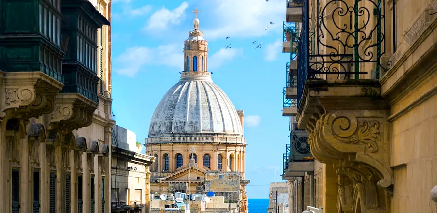 Malta, Valletta, Basilica of Our Lady of Mount Carmel

RF