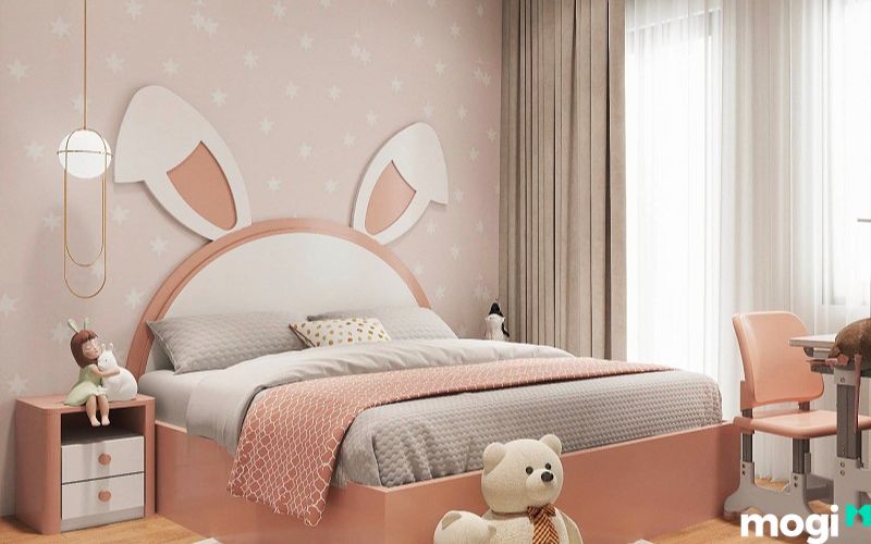 phòng ngủ hiện đại cho bé gái 6 tuổi
