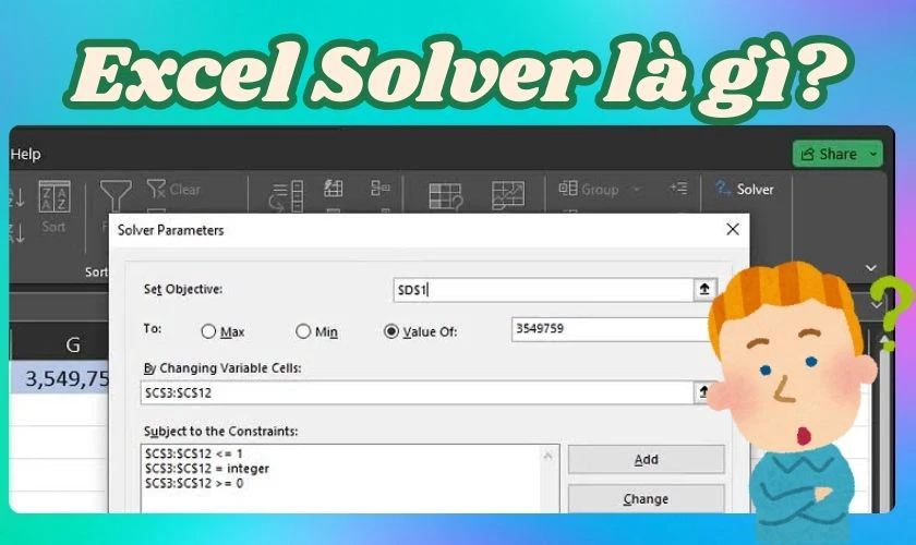 Cach Su Dung Solver Trong Excel