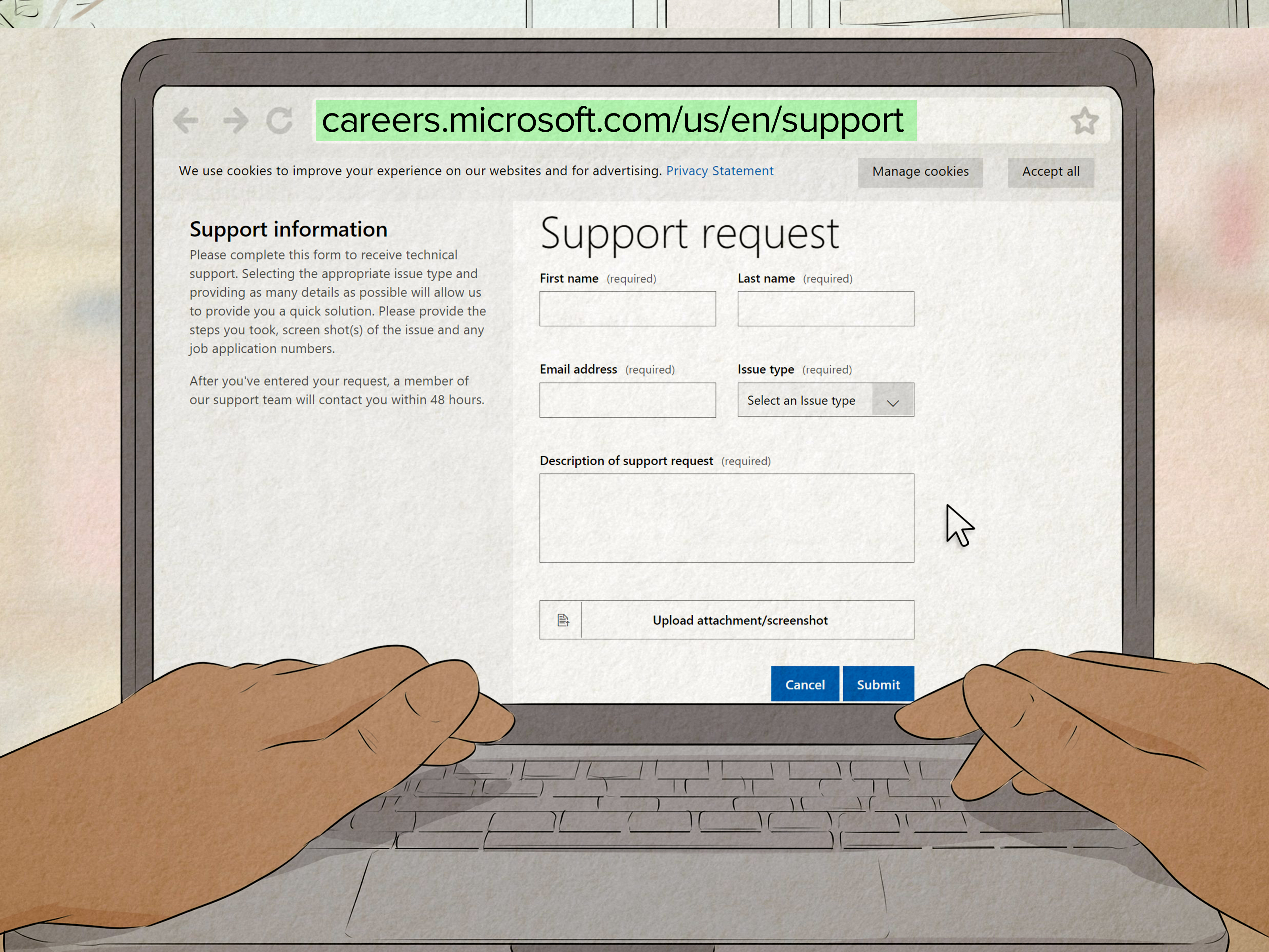 Contact microsoft mytour