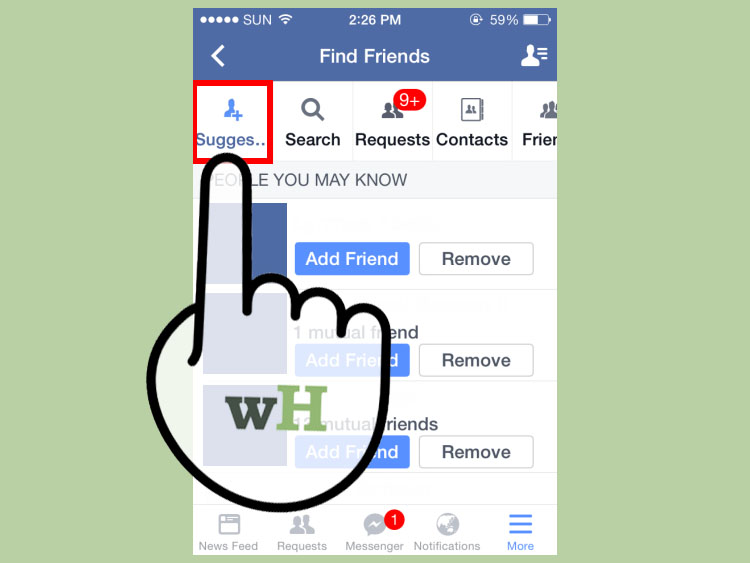 How to find people on facebook mytour