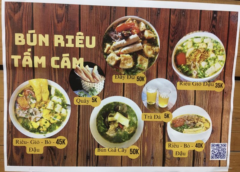 Bún Riêu Bà Tam So Sánh với Các Quán Bún Riêu Nổi Tiếng Khác ở Hà Nội