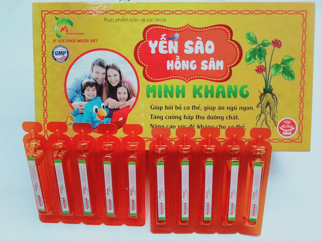 SẢN PHẨM YẾN SÀO MINH KHANG ĐẢM BẢO DINH DƯỠNG TỰ NHIÊN