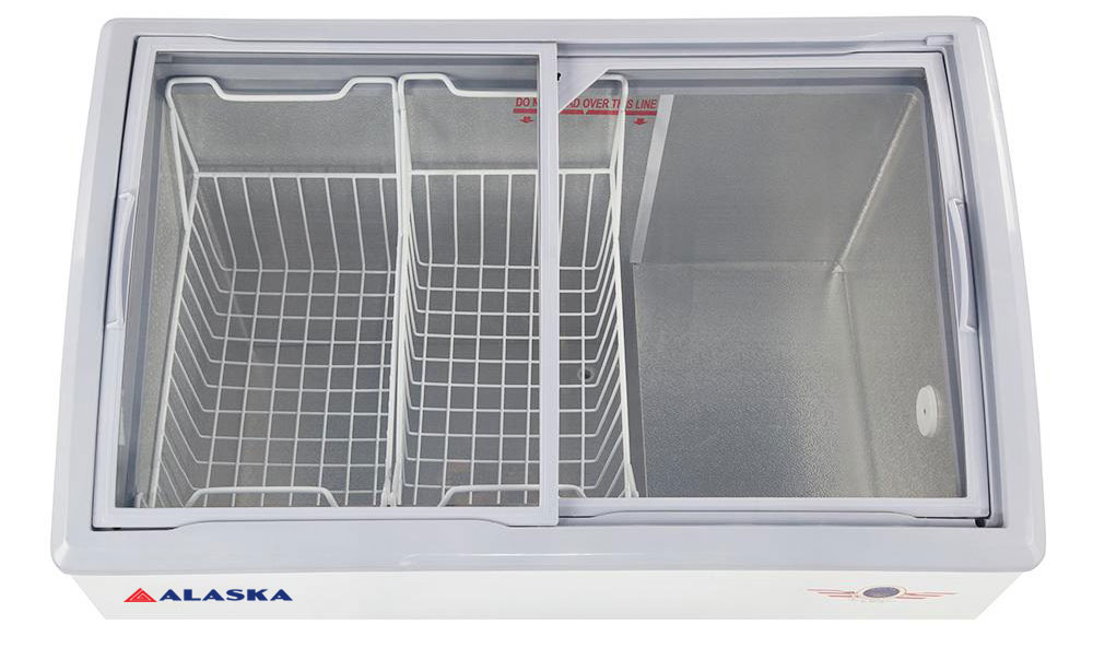 Tủ đông có giỏ đựng bên trong