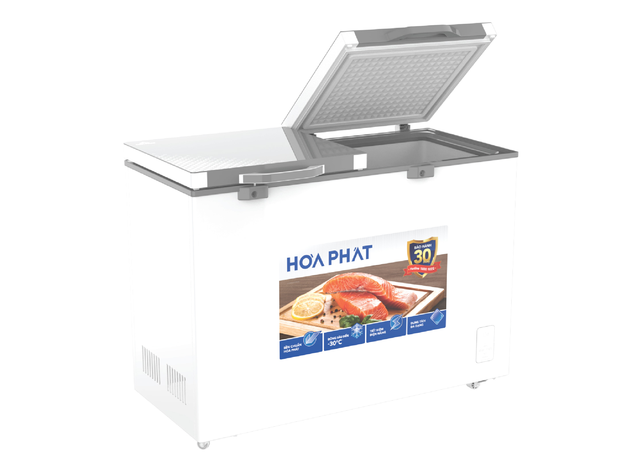Tủ đông Hòa Phát HPF AD6352.T1 có 2 cánh đóng, mở