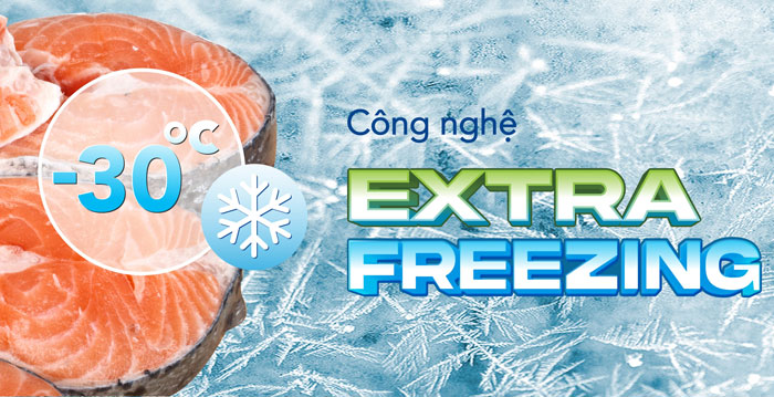 Hòa phát HPF BN6205 cũng áp dụng công nghệ Extra Freezing giúp làm lạnh sâu