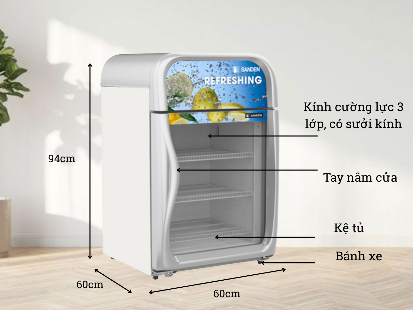 Tủ đông Sanden SNR-0100