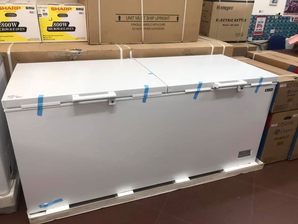 Tủ đông Sanden dùng dàn lạnh đồng hợp kim