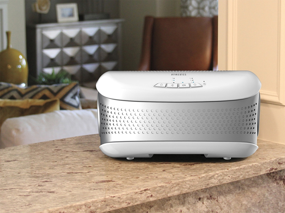 Máy lọc không khí HoMedics AP-DT10WT sở hữu thiết kế nhỏ gọn
