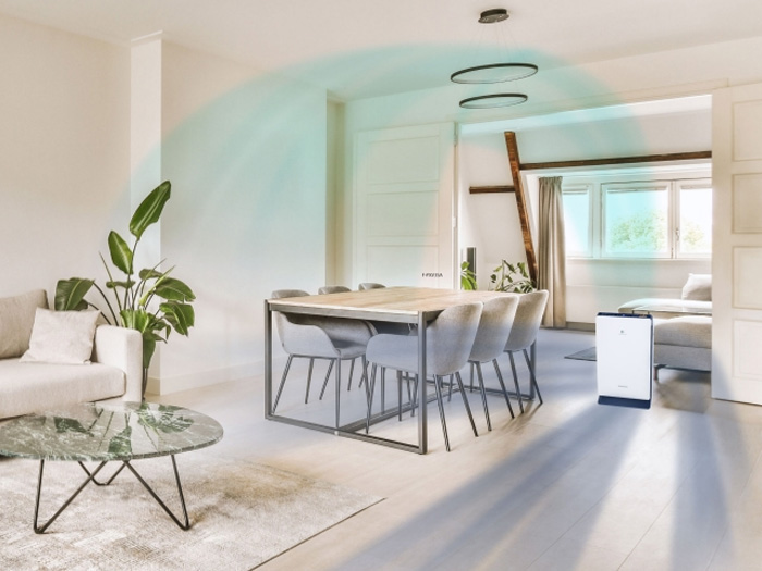 Máy lọc không khí Panasonic F-PXV35A có luồng gió tuần hoàn 3D