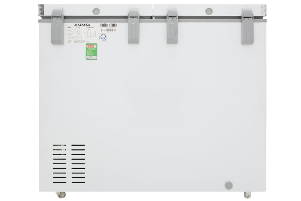 Mặt sau của tủ đông