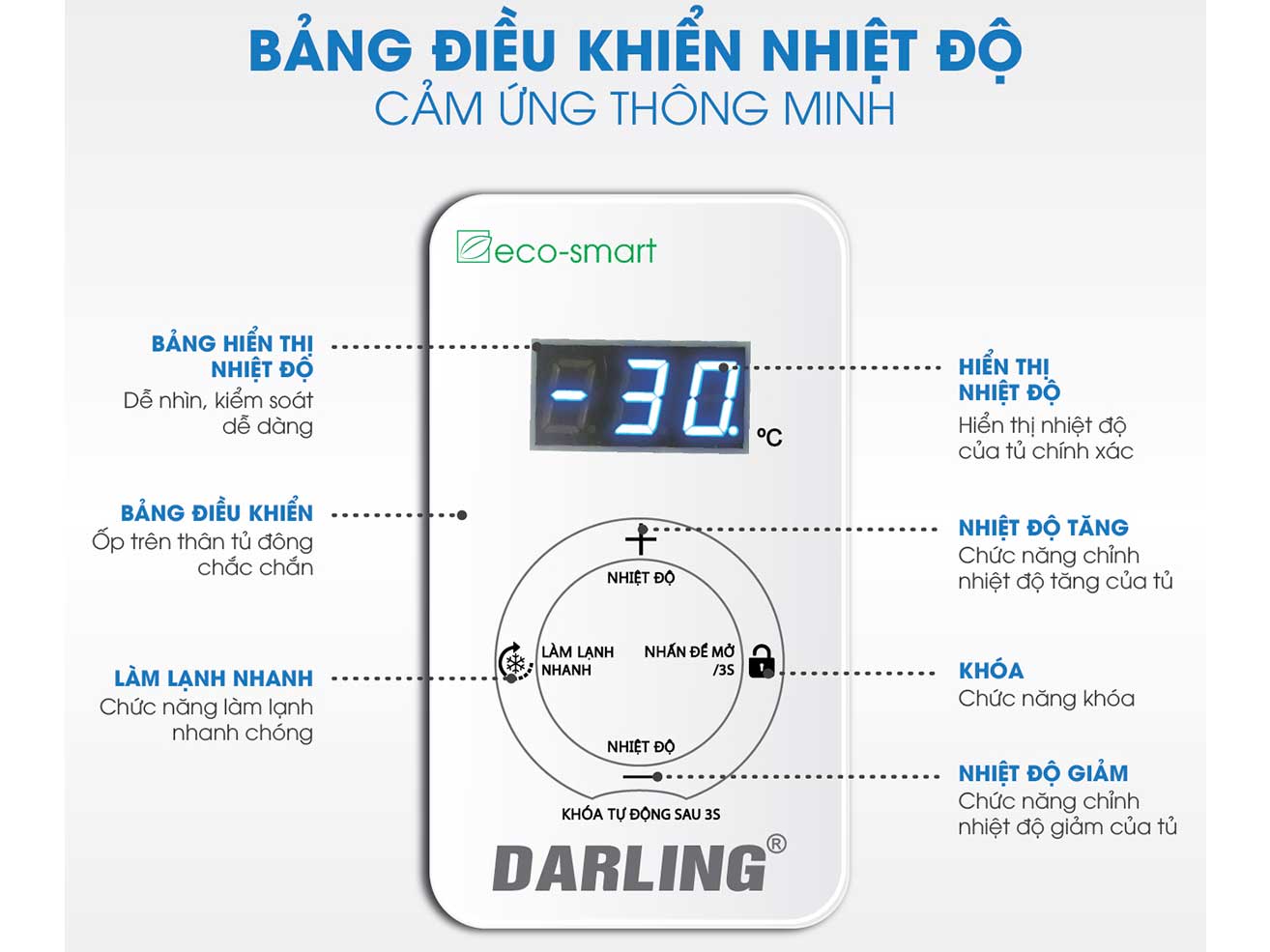 Darling DMF-3079ASK có điều khiển cảm ứng